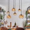 Ripoll Lampadario a sospensione, Lampada a sfera, Lampada a sospensione Ambrato, Chiaro, 6-Luci