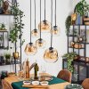 Ripoll Lampadario a sospensione, Lampada a sfera, Lampada a sospensione Ambrato, Chiaro, 6-Luci