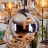 Gastor Lampadario a sospensione, Lampada a sfera, Lampada a sospensione Ambrato, Cromo, Chiaro, Grigio fumo, 8-Luci