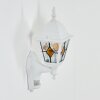 Naofe Lampada da parete per esterno, Applique Bianco, 1-Luce, Sensori di movimento