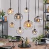 Ripoll Lampadario a sospensione, Lampada a sfera, Lampada a sospensione Ambrato, Chiaro, Grigio fumo, 8-Luci