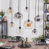 Ripoll Lampadario a sospensione, Lampada a sfera, Lampada a sospensione Ambrato, Chiaro, Grigio fumo, 8-Luci
