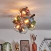 Gastor Plafoniera, Lampada a sfera Blu, Verde, Chiaro, Ramato, 8-Luci