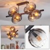 Koyoto Plafoniera, Lampada a sfera Chiaro, Grigio fumo, 8-Luci