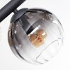 Koyoto Plafoniera, Lampada a sfera Ambrato, Chiaro, Grigio fumo, 8-Luci