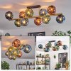 Ripoll Plafoniera, Lampada a sfera Oro, Nero, 10-Luci