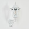 Hongkong Lampada da parete per esterno, Applique Bianco, 1-Luce, Sensori di movimento