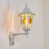 Hongkong Lampada da parete per esterno, Applique Bianco, 1-Luce, Sensori di movimento