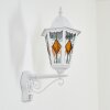 Hongkong Lampada da parete per esterno, Applique Bianco, 1-Luce, Sensori di movimento
