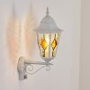 Hongkong Lampada da parete per esterno, Applique Bianco, 1-Luce, Sensori di movimento