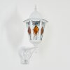 Hongkong Lampada da parete per esterno, Applique Bianco, 1-Luce, Sensori di movimento