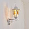 Hongkong Lampada da parete per esterno, Applique Bianco, 1-Luce, Sensori di movimento