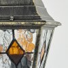 Naofe Lampada da parete per esterno, Applique Marrone, Oro, 1-Luce