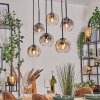 Ripoll Lampadario a sospensione, Lampada a sfera, Lampada a sospensione Ambrato, Chiaro, Grigio fumo, 6-Luci