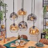 Ripoll Lampadario a sospensione, Lampada a sfera, Lampada a sospensione Ambrato, Chiaro, Grigio fumo, 6-Luci