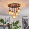 Koyoto Plafoniera, Lampada a sfera 33 cm Ambrato, Chiaro, 5-Luci