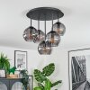 Koyoto Plafoniera, Lampada a sfera 33 cm Grigio fumo, 5-Luci