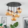 Koyoto Plafoniera, Lampada a sfera 33 cm Ambrato, 5-Luci
