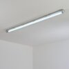 Ilena Plafoniera da esterno, Illuminazione esterna, Illuminazione bagno, Faro da cantiere, Plafoniera LED Grigio, 1-Luce