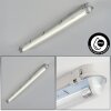 Ilena Plafoniera da esterno, Illuminazione esterna, Illuminazione bagno, Faro da cantiere, Plafoniera LED Grigio, 1-Luce