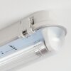 Ilena Plafoniera da esterno, Illuminazione esterna, Illuminazione bagno, Faro da cantiere, Plafoniera LED Grigio, 1-Luce