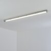 Ilena Plafoniera da esterno, Illuminazione esterna, Illuminazione bagno, Faro da cantiere, Plafoniera LED Grigio, 1-Luce