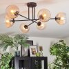 Koyoto Plafoniera, Lampada a sfera 80 cm Ambrato, Chiaro, 6-Luci