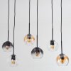 Koyoto Lampadario a sospensione, Lampada a sfera, Lampada a sospensione Ambrato, Chiaro, Grigio fumo, 6-Luci