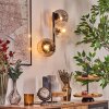 Koyoto Lampada a sfera, Applique Ambrato, Chiaro, Grigio fumo, 3-Luci