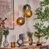 Koyoto Lampada a sfera, Applique Blu, Oro, Ramato, 3-Luci