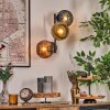 Koyoto Lampada a sfera, Applique Blu, Oro, Ramato, 3-Luci