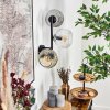 Ripoll Lampada a sfera, Applique Ambrato, Chiaro, Grigio fumo, 3-Luci