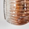 Ripoll Lampada a sfera, Applique Oro, Chiaro, Ramato, Grigio fumo, 3-Luci