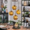 Ripoll Lampadario a sospensione, Lampada a sfera, Lampada a sospensione a cluster Oro, 4-Luci