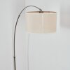 Bassagoda Lampada da terra Nichel opaco, Nero, 1-Luce