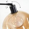 Ripoll Lampada a sfera, Lampada da terra Nero, 1-Luce