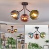 Gastor Plafoniera, Lampada a sfera Blu, Verde, Chiaro, Ramato, 3-Luci
