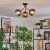 Gastor Plafoniera, Lampada a sfera Blu, Verde, Chiaro, Ramato, 3-Luci