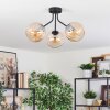 Koyoto Plafoniera, Lampada a sfera Ambrato, 3-Luci