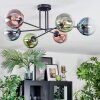 Gastor Plafoniera, Lampada a sfera 50 cm Blu, Verde, Chiaro, Ramato, 6-Luci