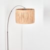Granja Lampada da terra Nichel opaco, Nero, 1-Luce