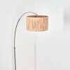 Granja Lampada da terra Nichel opaco, Nero, 1-Luce