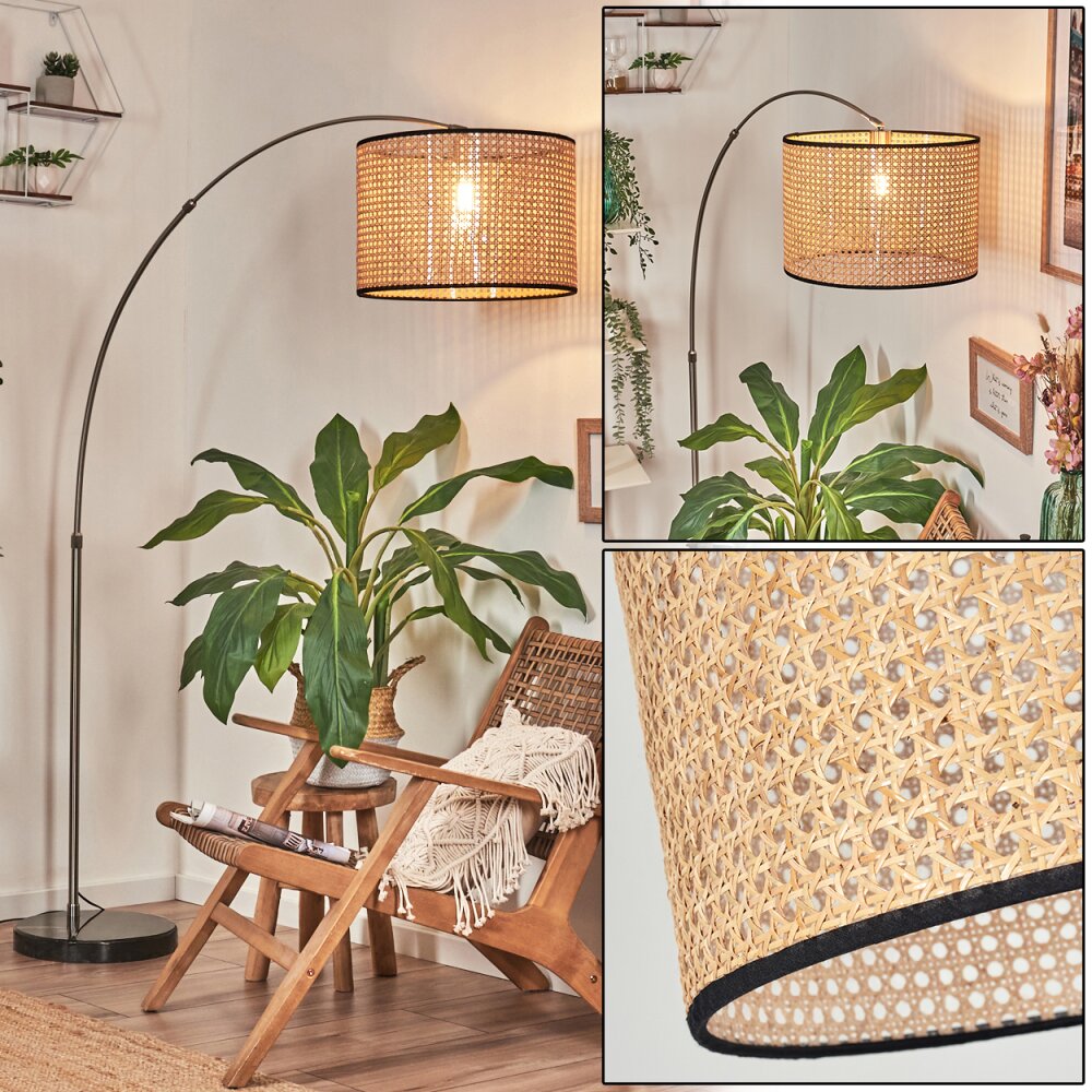 Ramila Lampada da terra Nichel opaco, Nero, 1-Luce main product photo