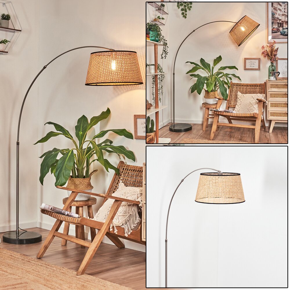 Ramila Lampada da terra Nichel opaco, Nero, 1-Luce main product photo