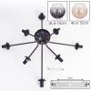 Koyoto Plafoniera, Lampada a sfera 85 cm Ambrato, Chiaro, Grigio fumo, 8-Luci