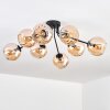 Koyoto Plafoniera, Lampada a sfera 85 cm Ambrato, 8-Luci