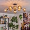 Koyoto Plafoniera, Lampada a sfera 85 cm Ambrato, 8-Luci