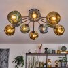 Ripoll Plafoniera, Lampada a sfera Blu, Oro, Verde, 10-Luci