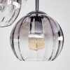 Koyoto Plafoniera, Lampada a sfera Chiaro, Grigio fumo, 5-Luci