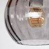 Koyoto Plafoniera, Lampada a sfera Écru, Nero, 3-Luci